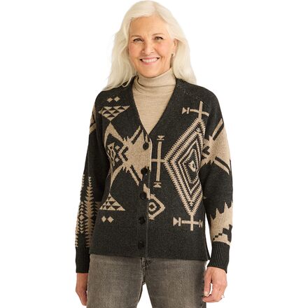 Pendleton Oversized Graphic Cardigan - Women's - Clothing