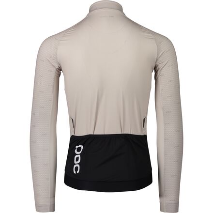 Men's Essential Long Sleeve Downhill Jersey in Carbon Black