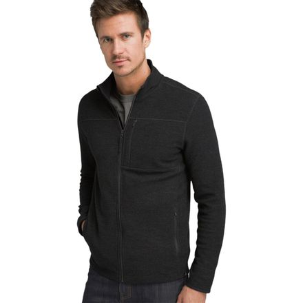 Prana Men's Pratt 1/4 Zip Pullover - Moisture Wicking, Anti-Odor, Chevron Design