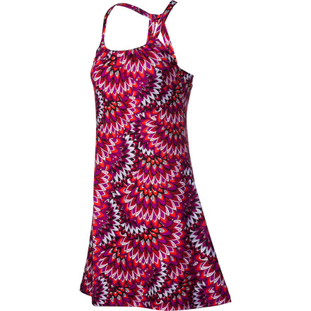 prana short dress prAna Women's Luxara Balance Dress - Almond