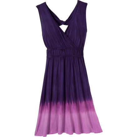 prana purple dress Prana Dress Womens Large Geo Wrap Short Sleeve Purple
