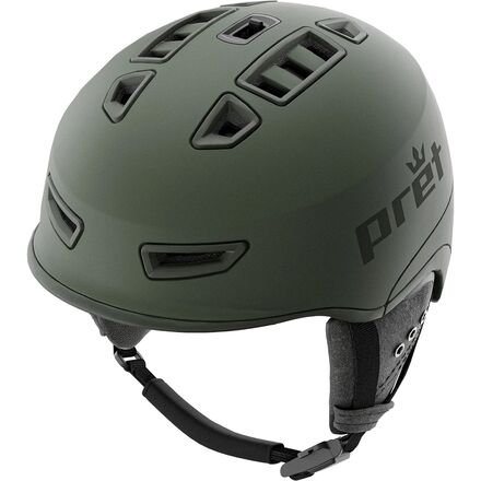 army green snowboard helmet Husk Prime MIPS Unisex LOW PRO Certified Helmet Green Snowboard Helmets