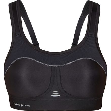 Pure Lime Compression High Impact Bra - Women's - Clothing
