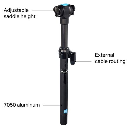 シマノPRO KORYAK ドロッパーポスト φ31.6 120mmトラベル PRO Koryak Dropper Seatpost - External - Bike
