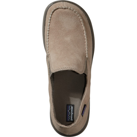 B+ Patagonia Maui Air Marsh Grey Leather Perforated Slip On Shoes Mens 13 T10651 Patagonia | Shoes | Patagonia Mens Brown Leather Braided  main image 4