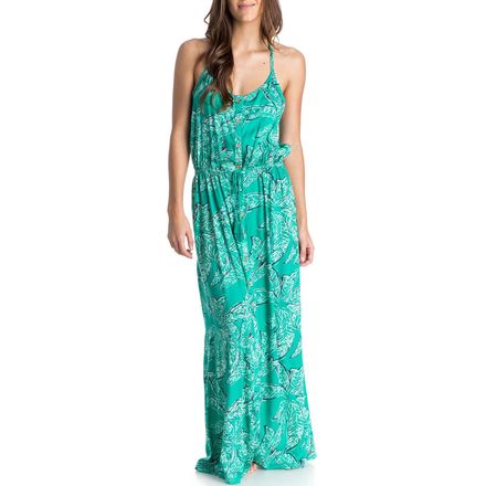 chinese dress ladies Casino Gold Hardware Ribbed Maxi Dress Butter