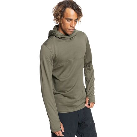 Quiksilver Steep Point Fleece Hoodie Men s Clothing