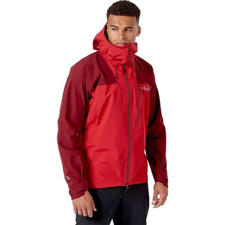 mens red rab jacket