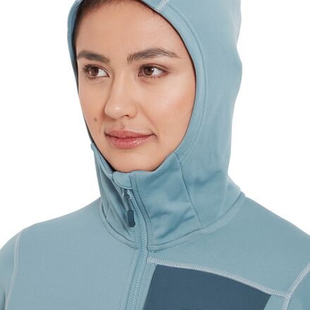 Haut RAB Flux Violet – 1/2 Zip – Couche De Base Technique – Femme UK 12