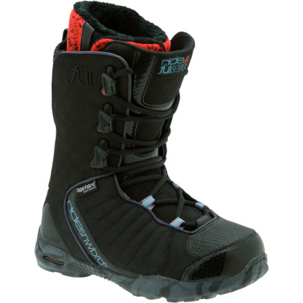 Ride Snowboards FUL Black Red Snowboard Boots Ride red and black snowboard boots US Mens 10 lace up | eBay main image 2