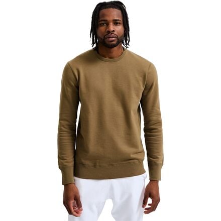 Reigning Champ Midweight Terry Slim Long Sleeve Crew Sweatshirt Men s Clothing