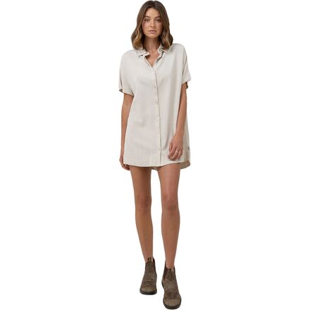 rhythm classic shirt dress Rhythm Classic Shirt Dress, Oat / 12