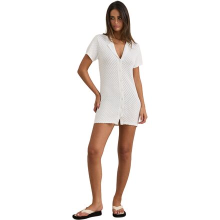 rhythm classic shirt dress Gigi Knit Color:CABANA STRIPE