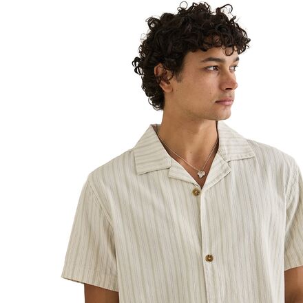 Rhythm Vacation Stripe Short-Sleeve Shirt - Men's - Clothing