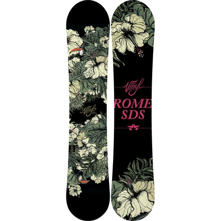 格安！高級 レディース ROME 143/SALOMON RIDE FNTC Rome Vinyl Snowboard - Women's - Snowboard