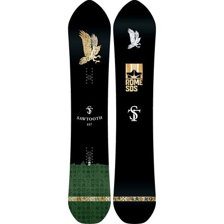 ROME スノーボード SAWTOOHT 156cm Rome Sawtooth Snowboard - Snowboard