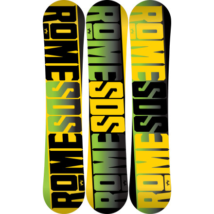 【3点セット】ROME SDS AGENT ROCKER 151cm Rome Agent Rocker Snowboard - Wide - Snowboard