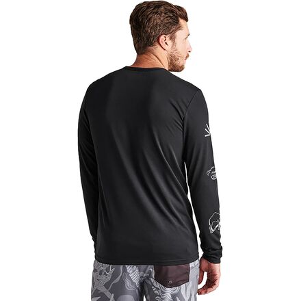 CHAOS × RSLAB Performance Long-sleeve Roark Mathis Knit Freedom & Chaos Long-Sleeve T-Shirt