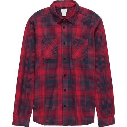 RVCA Neutral Plaid Long-Sleeve Flannel Shirt - Men's - Clothing