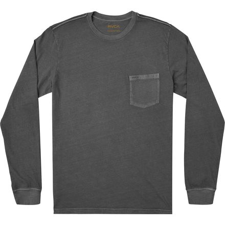 【2plan】Voltier pigment long sleeve t-shirt RVCA PTC Pigment Long-Sleeve Shirt - Men's - Clothing