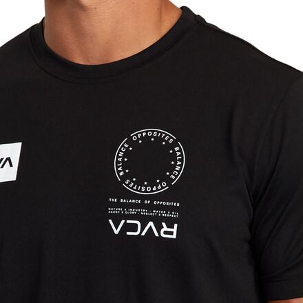 RVCA Men's Balance Block Short Sleeve Tee - 90's Fit Graphic T-Shirt, Soft Cotton Crewneck