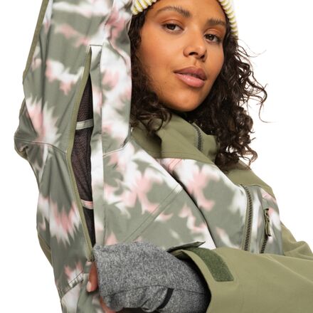 Womens camo snowboard sales jacket
