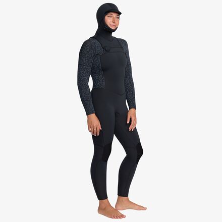 Roxy 5/4/3mm Swell Series Chest Zip Hooded Wetsuit - Women's
