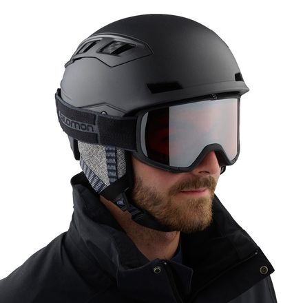casque ski bluetooth salomon de et snowboard pour homme avec système audio, Coque ABS, Technologie SMART, Taille L, Tour de tête 59-62 cm, Brigade+ audio, Noir (All Black), L40536000 Sports et 30H Total Playtime Works from Salomon Cruiser 4D Black Ski