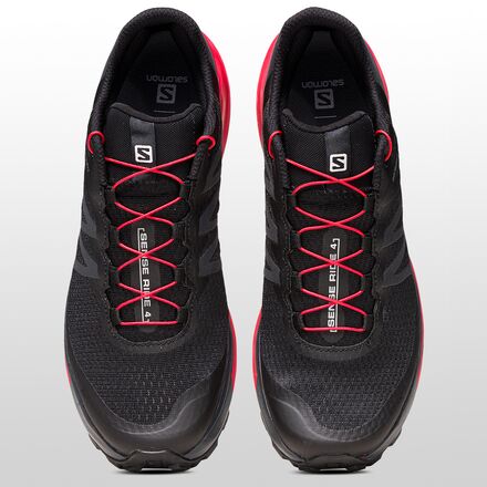 Salomon Sense Ride VIBE Mens Size 12 Hiking Trail Running Shoes Red Orange  | eBay