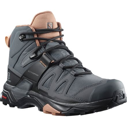 Salomon Women's x Ultra 4 Mid GTX - 9.5 / Ebony / Mocha Mousse / Almond Cream