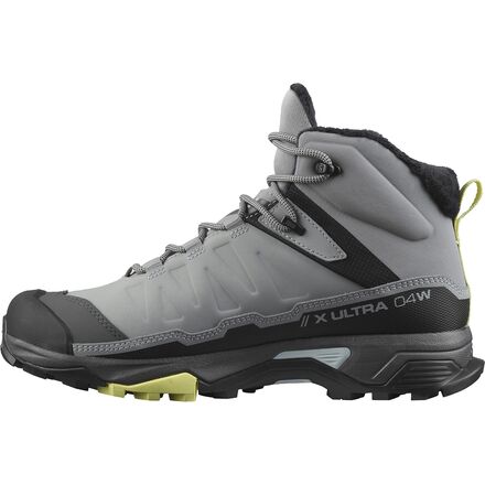 Salomon Women's x Ultra 4 Mid Winter TS CSWP Boot - 7 - Monument / Black / Charlock