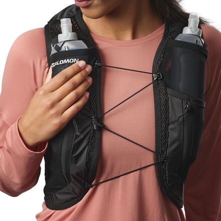 Salomon Active Skin 12L Running Hydration Vest + Flasks - Women's