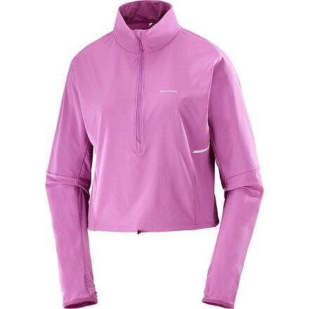Salomon Sense Aero Hybrid Crop Pullover - Women's - Clothing