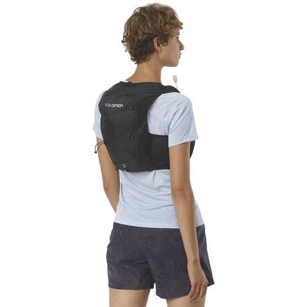 Salomon Active Skin 8 Running Vest with Flasks  Outdoor Clothing & Gear  For Skiing, Camping And Climbing