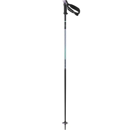 salomon adjustable ski pole Hacker S3 Poles they offer the perfect mix of strength 2024 Salomon MTN Alum Green