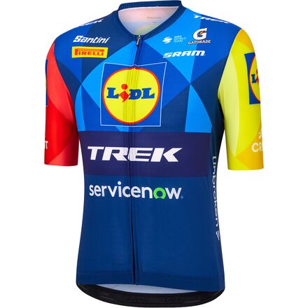 Santini Lidl Trek Replica Short-Sleeve Jersey - Men's - Bike