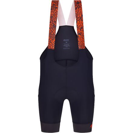 Cycling Santini Bib Santini Plush Bib Shorts Dark Green Black XXL