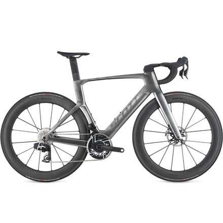 royal scott bicycles Foil RC Pro Bike  Cumulus White / Carbon Black / XXL in power meter Scott Contessa Active 60