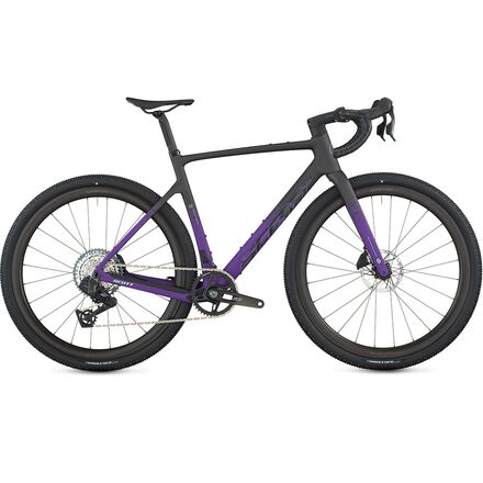 Scott Addict Gravel 20 Bike - Carbon Black / Indigo Purple / S