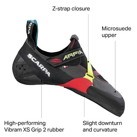 Scarpa Drago LV Climbing Shoes - Velcro Fastener - Climbing Shoes