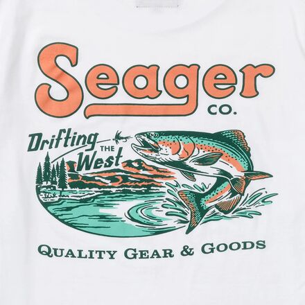 Seager Co. Drifting The West T-Shirt - Men's White, S