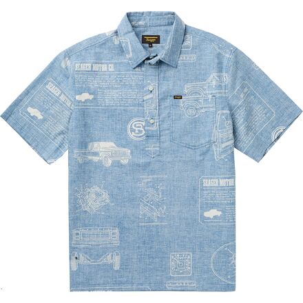 Seager Schooner 3/4 Button-Up Shirt Men's Clothing