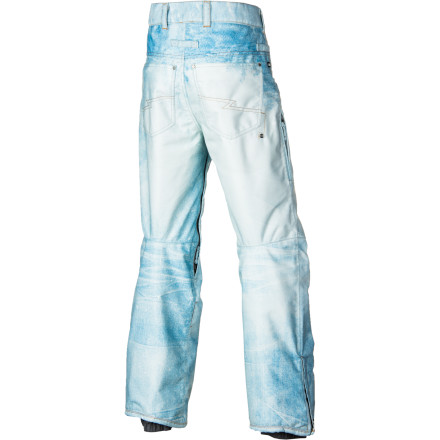 686 LTD Destructed Denim Insulated Pant - Men's - Clothing