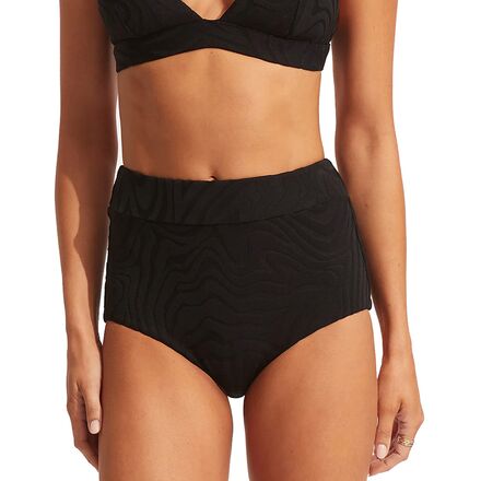 Seafolly Secondwave High Waisted Bikini Bottom - Women's - Clothing