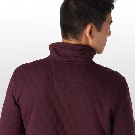 stoic quilted cotton pullover