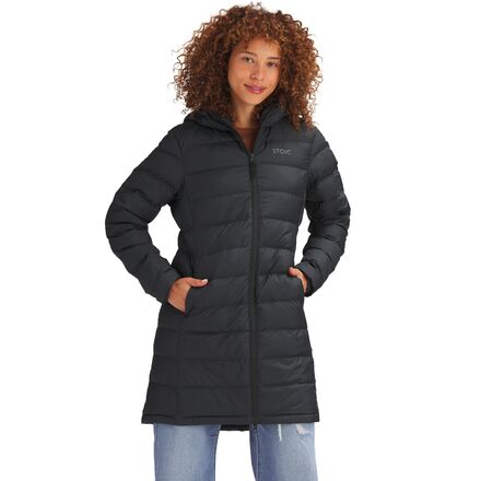Womens insulated long best sale jacket
