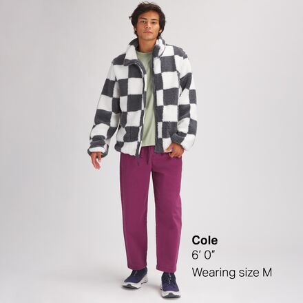 Stoic MTN Checker Sherpa Full-Zip Jacket - Men's - Clothing