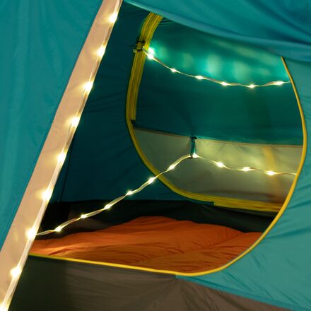 Stoic String Lights Hike Camp