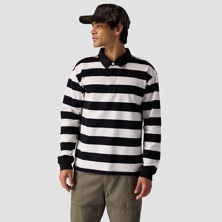 ◆THE COLDEST MOMENT TCM rugby long sleeve◆ Stoic Long-Sleeve Rugby T-Shirt - Men's - Clothing