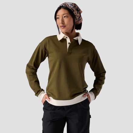 Stoic Vintage Gym Rugby Sweatshirt Women s Clothing